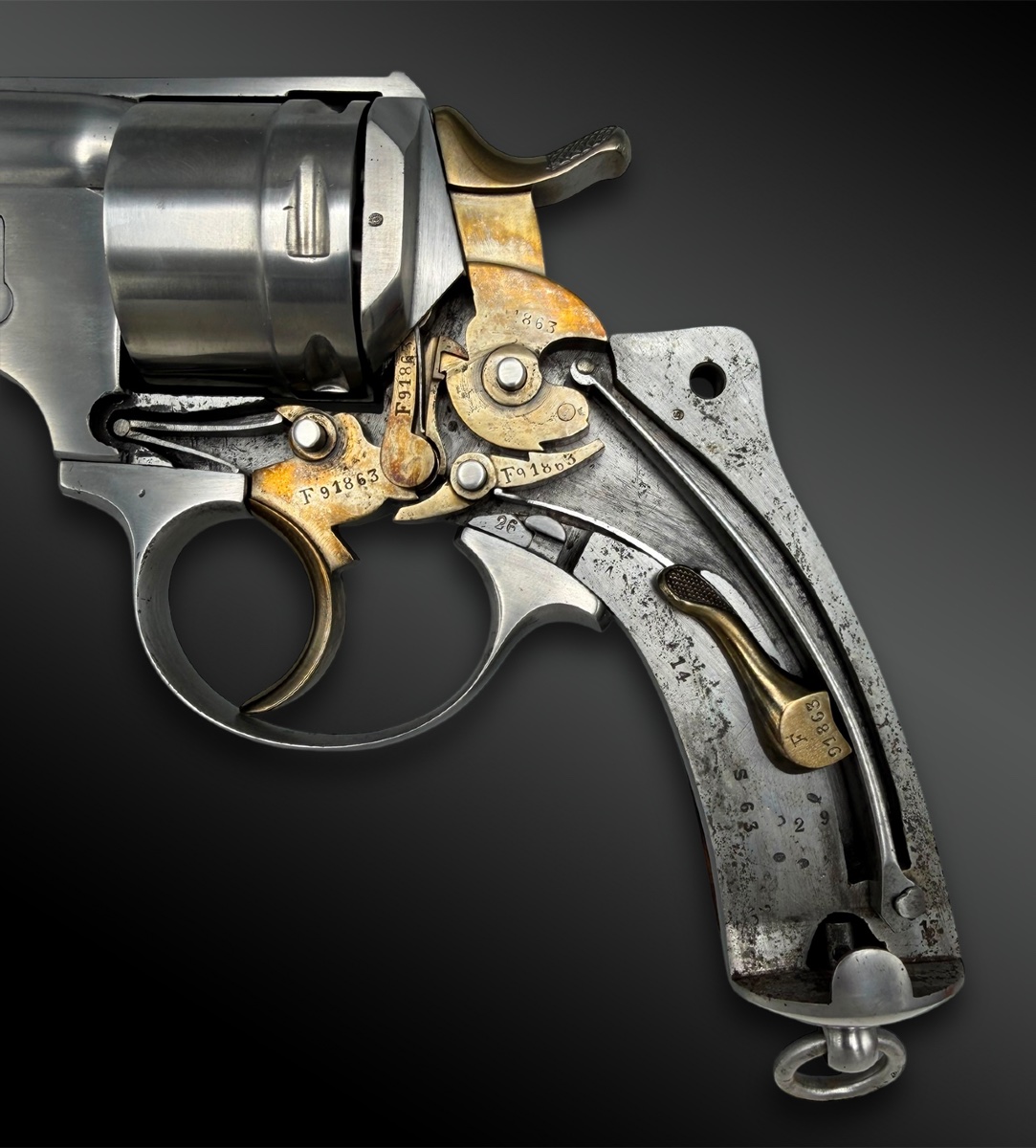 Revolver Modèle 1873, de la Manufacture d’Armes De Saint-Etienne - France - XIXème siècle-photo-5