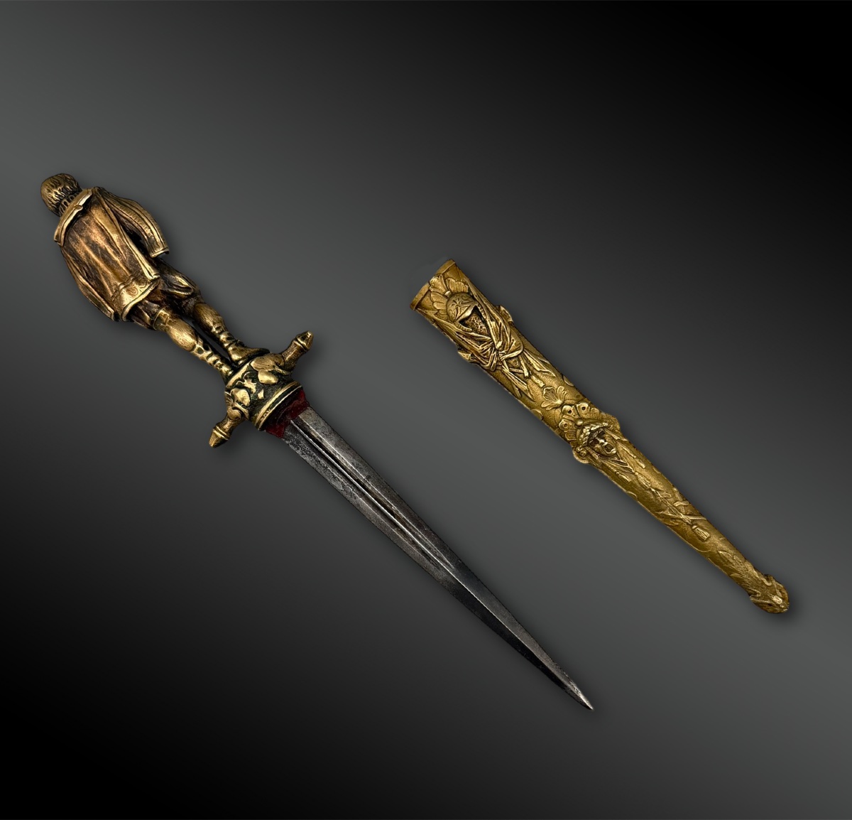 Romantic Dagger - Europe - 19th Century-photo-3