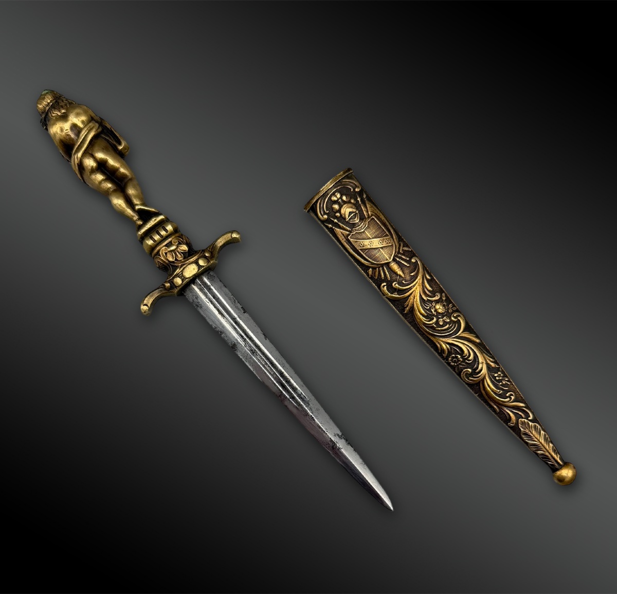 Romantic Dagger - Europe - 19th Century-photo-3
