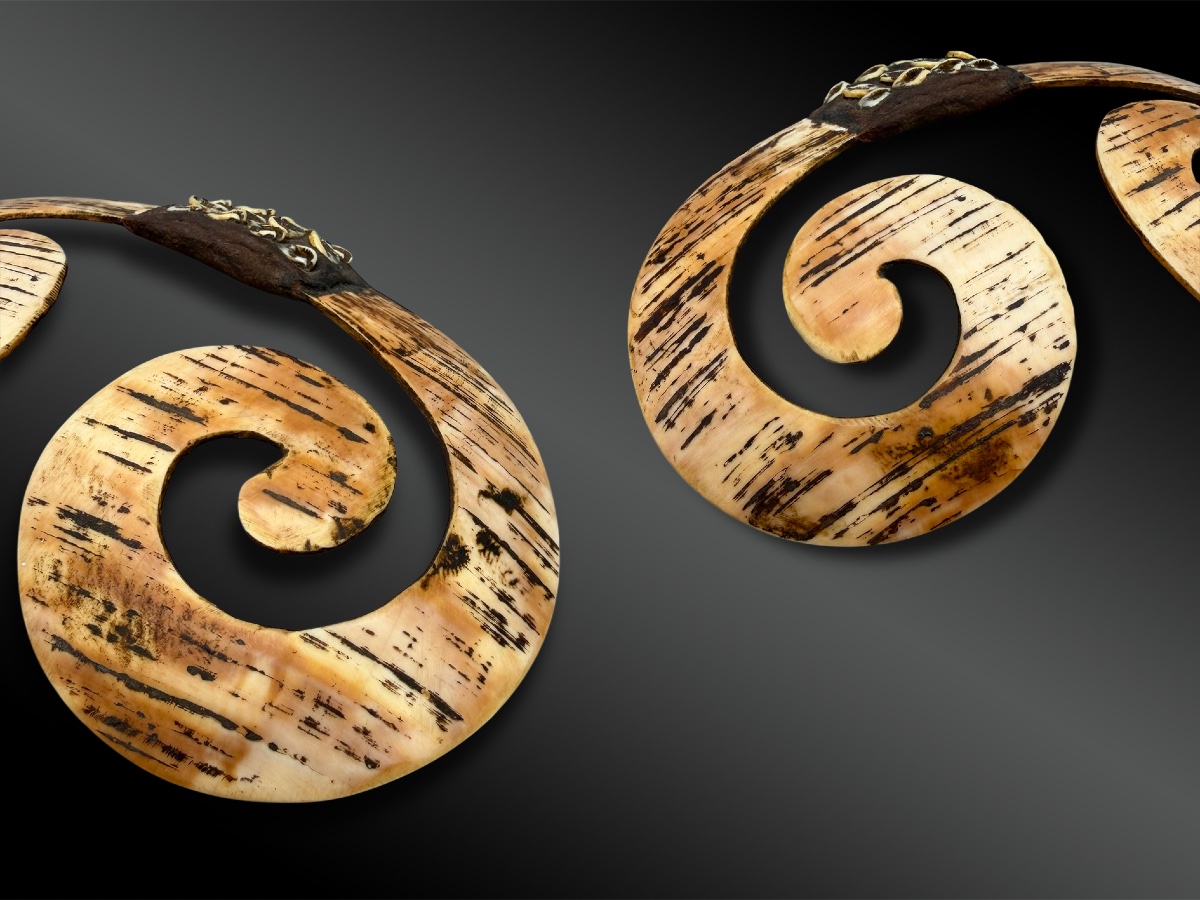 Nose Ornament Called Bipane - Asmat Culture, Papua New Guinea - First Half Of The 20th Century -photo-2