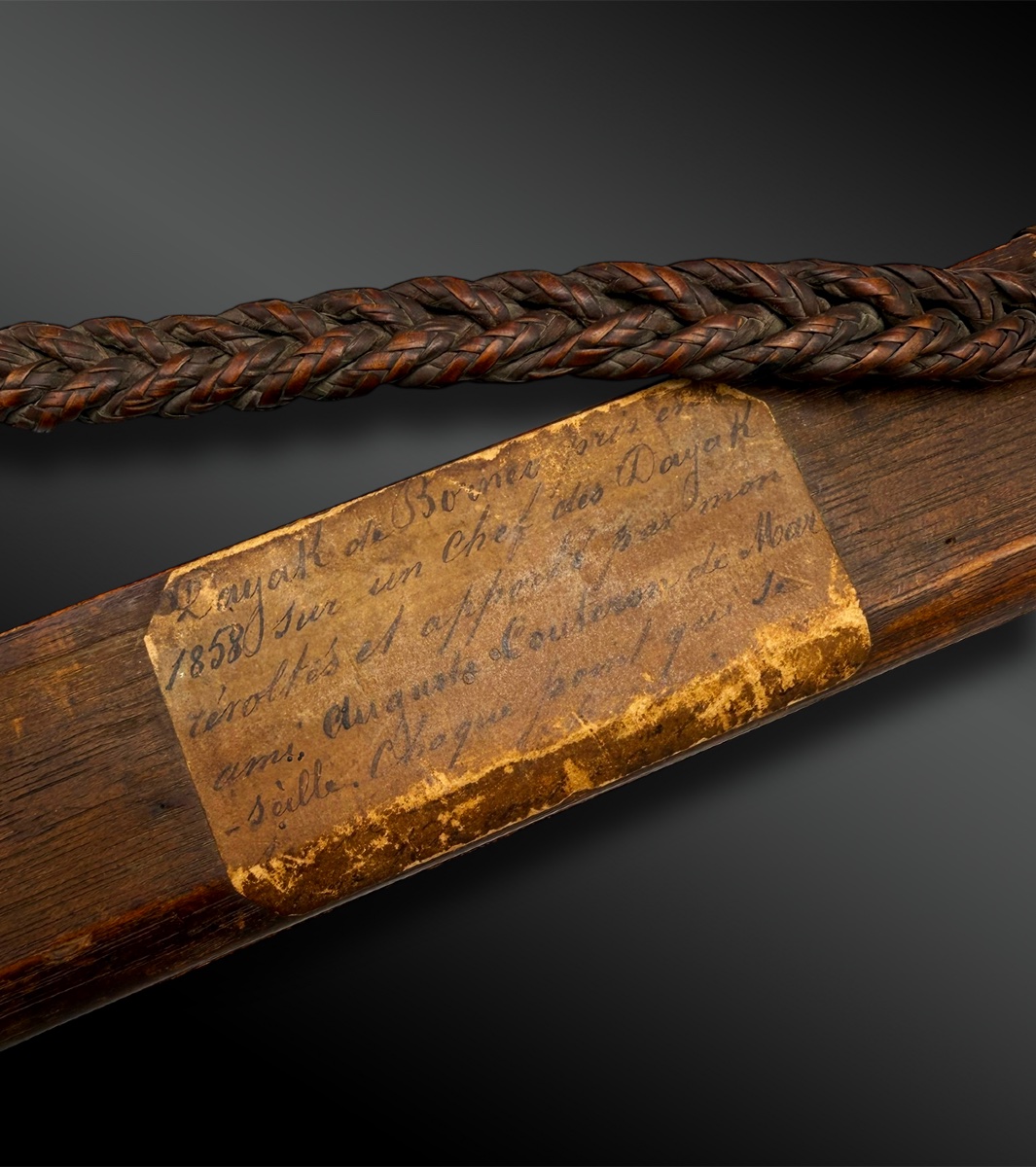 Headhunter's Sword Called Mandau - Borneo Island, Indonesia - 19th Century Or Earlier-photo-3