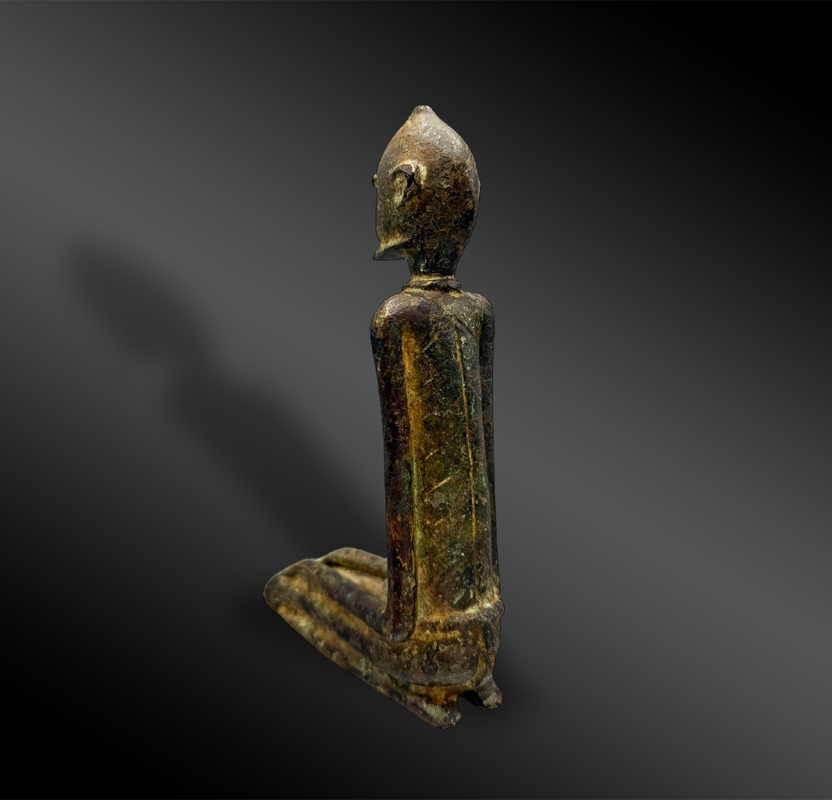 STATUETTE figurant un NOMMO - Culture Dogon, Mali - XIXème siècle ou antérieur-photo-4