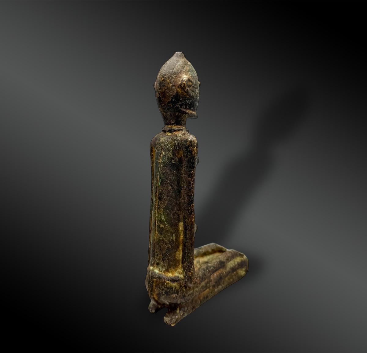 STATUETTE figurant un NOMMO - Culture Dogon, Mali - XIXème siècle ou antérieur-photo-1