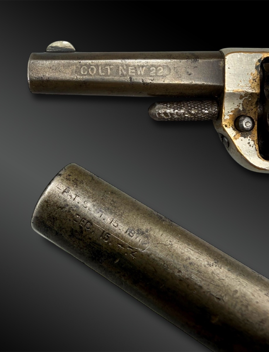 REVOLVER Colt The New Line, deuxième modèle, Cal.22 - Etats-Unis - 1877-photo-3