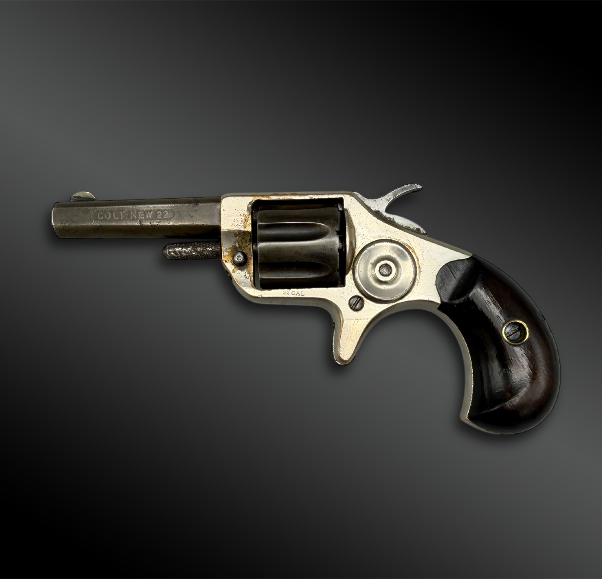 REVOLVER Colt The New Line, deuxième modèle, Cal.22 - Etats-Unis - 1877-photo-2
