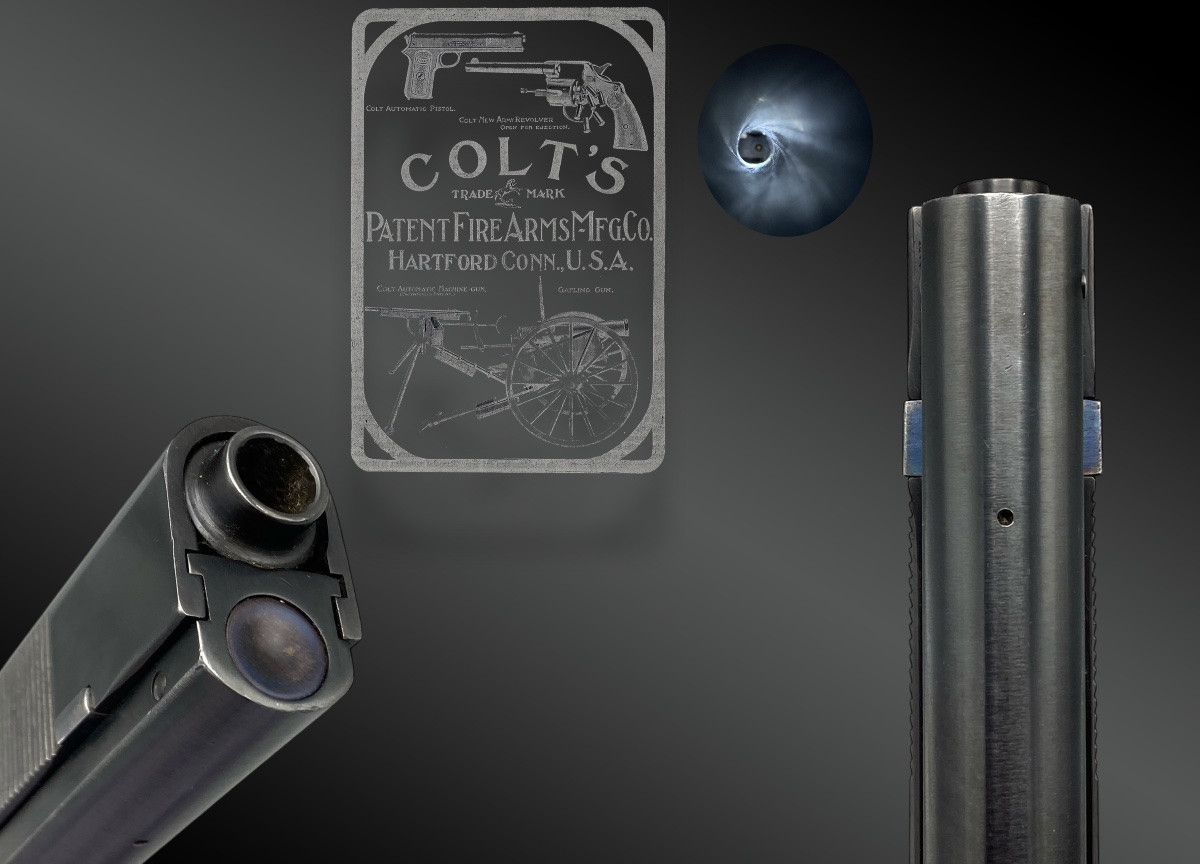 PISTOLET COLT 38 AUTOMATIQUE, dit « modèle 1900 » N°707 Etats-Unis – Brevet 1897-photo-4