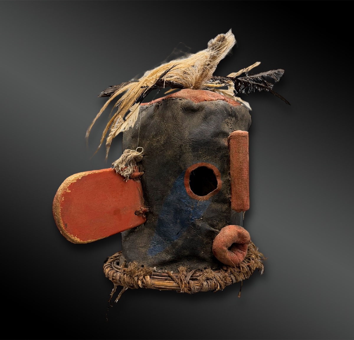 Mask Representing Heheya - Hopi Culture, Arizona - Circa 1920-1930-photo-2