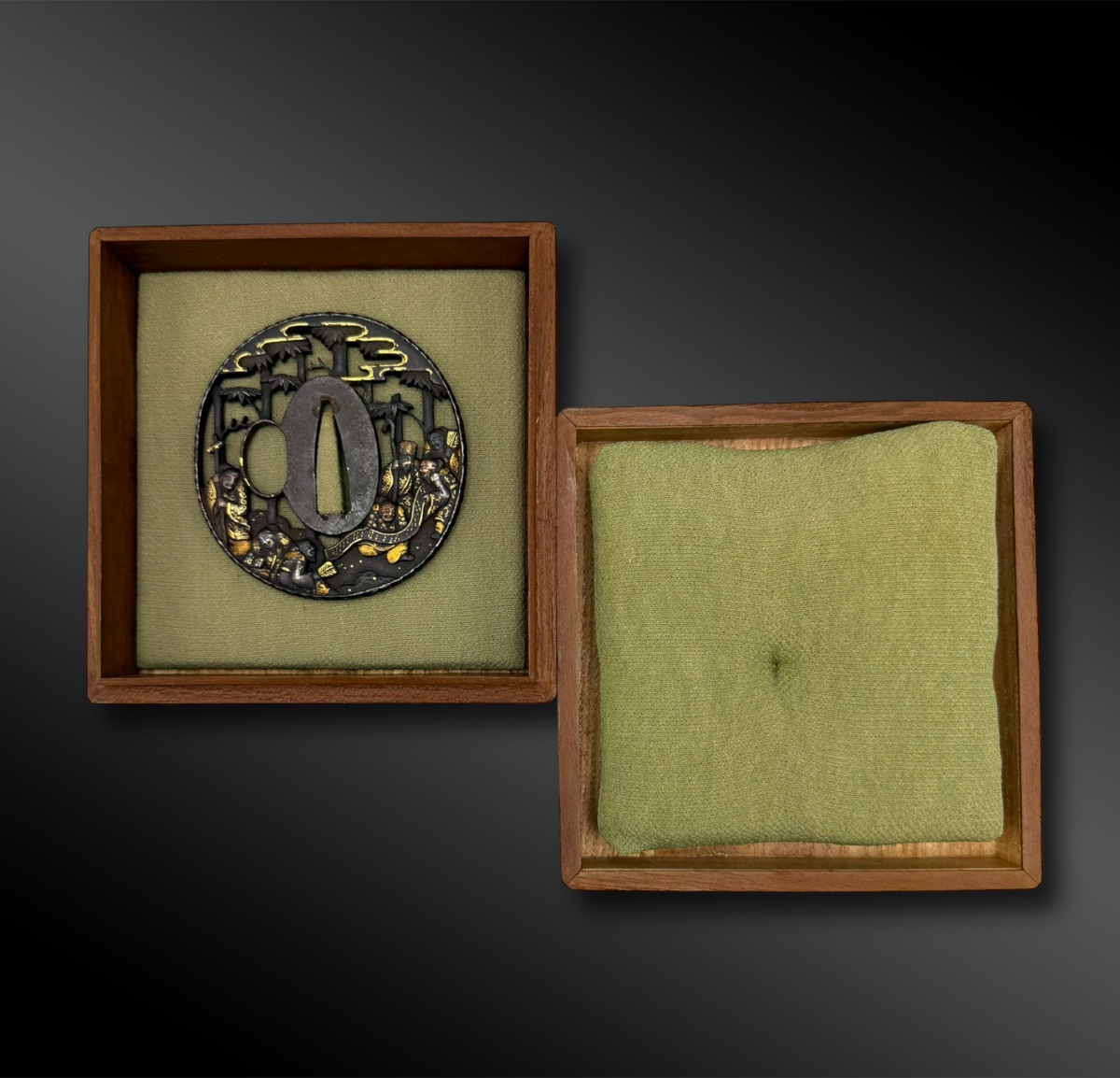 Tsuba Naga Maru Gata - Japan - Edo Period (1603-1868)-photo-4