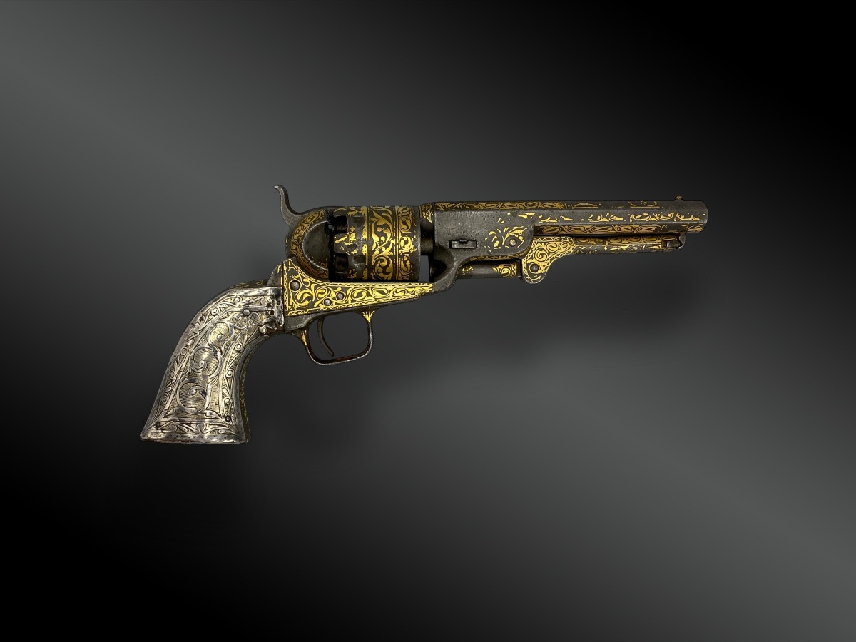 REVOLVER COLT POCKET 1849 LONDON, COMMANDE SPÉCIALE POUR LE MARCHÉ OTTOMAN