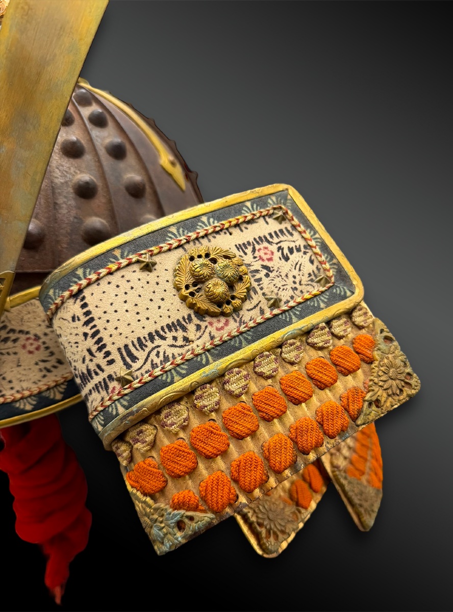 CASQUE de GUERRE appelé KABUTO, de type za-boshi - Japon - Période Meiji (1868-1910)-photo-2