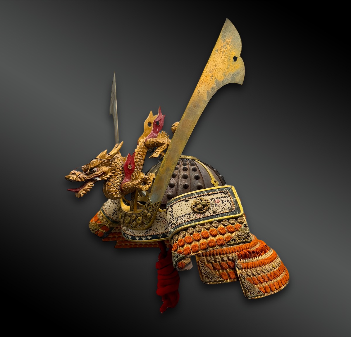 CASQUE de GUERRE appelé KABUTO, de type za-boshi - Japon - Période Meiji (1868-1910)-photo-3