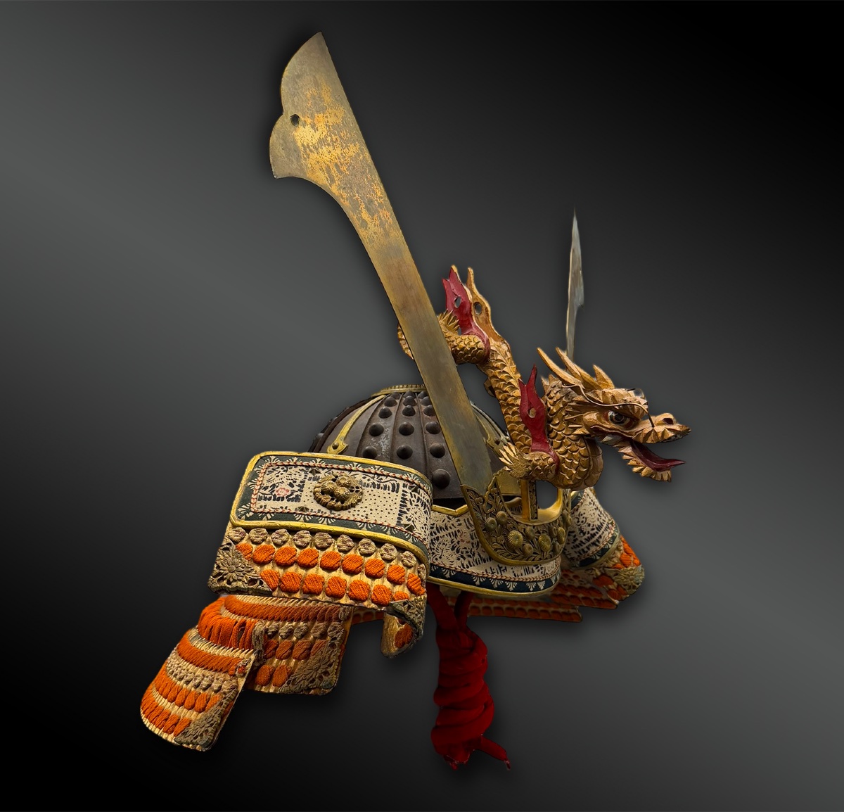 CASQUE de GUERRE appelé KABUTO, de type za-boshi - Japon - Période Meiji (1868-1910)-photo-1