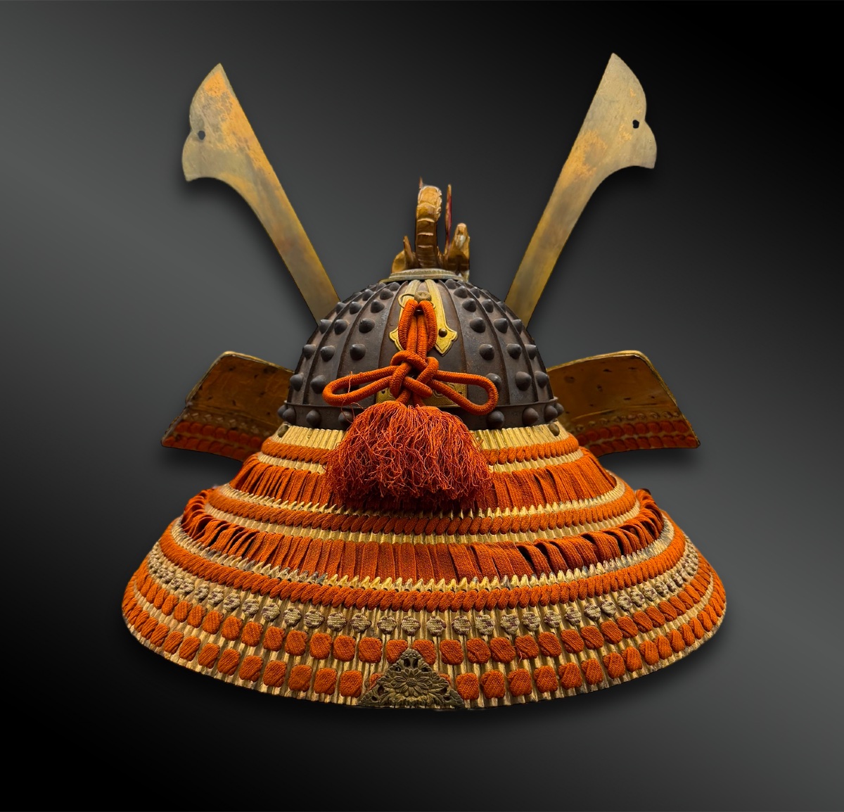 CASQUE de GUERRE appelé KABUTO, de type za-boshi - Japon - Période Meiji (1868-1910)-photo-2