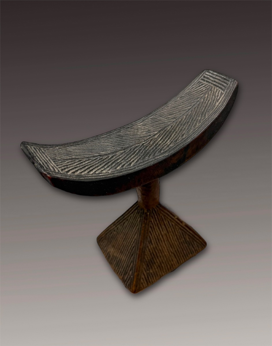 Neck Support - Democratic Republic Of Congo - Late 19th – Early 20th Century -photo-2