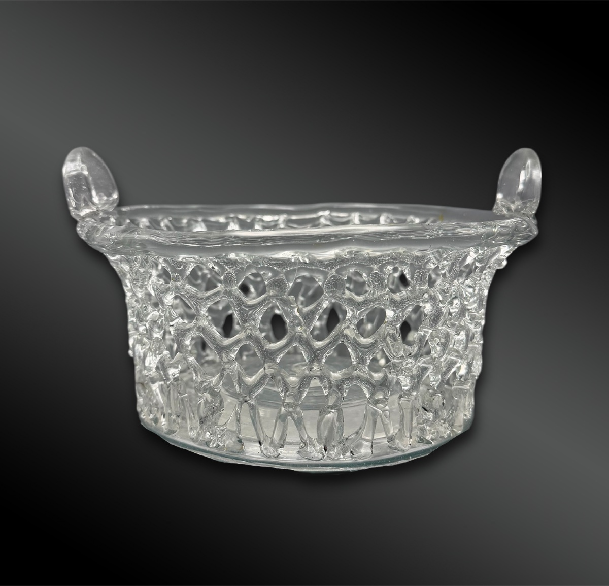 CORBEILLE appelée « A Traforato » - Flandre / Pays-Bas - Première moitié du XVIIIème siècle-photo-4