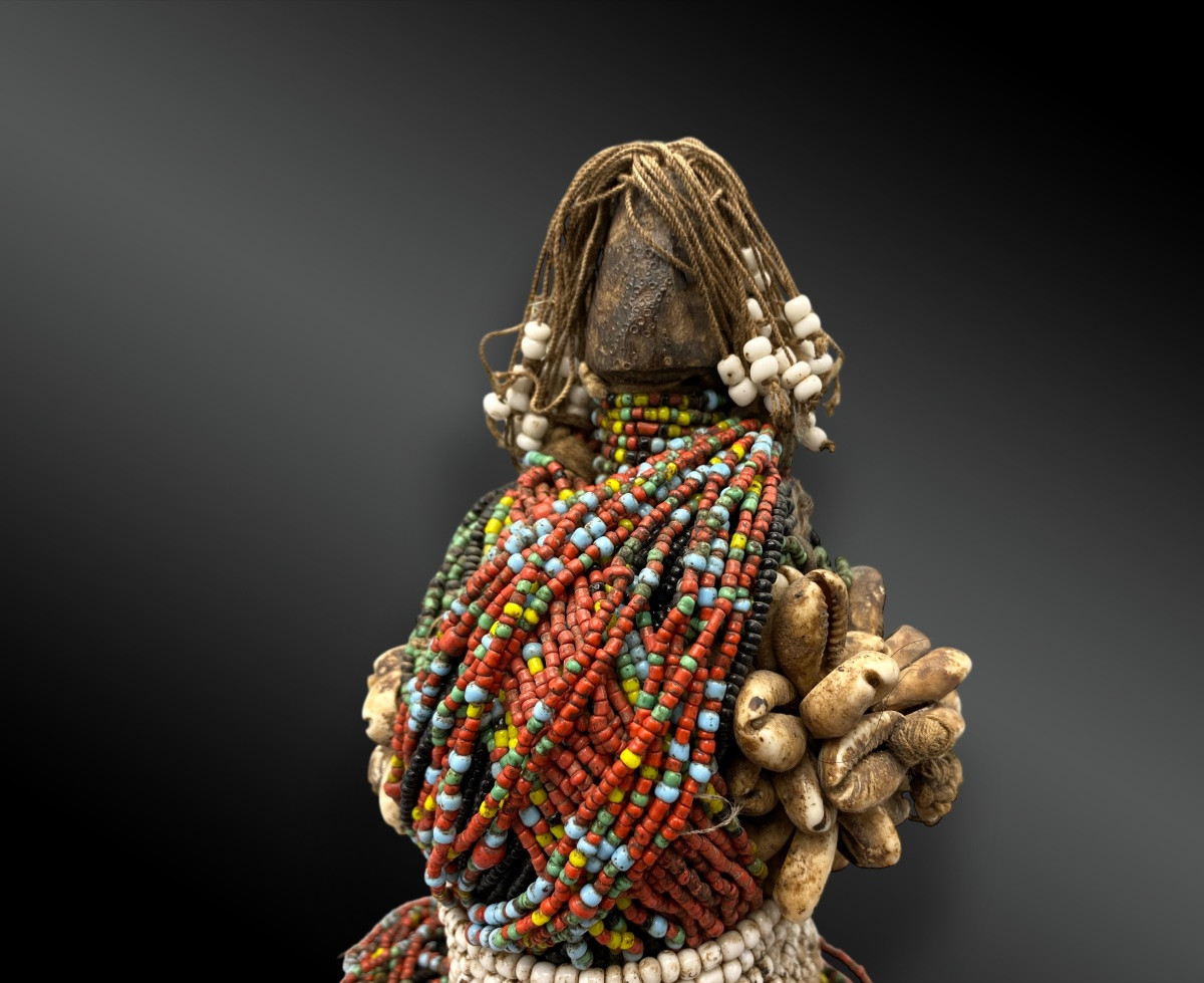 POUPÉE DE FECONDITÉ, CULTURE FALI Afrique, Cameroun, XXème siècle.-photo-3