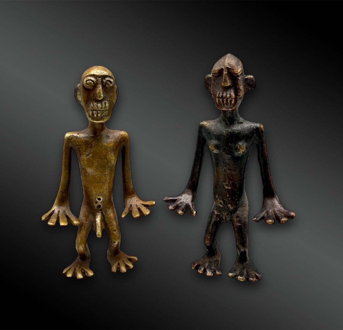 Couple Called Pinetau - Sulawesi, Indonesia - Circa 1900