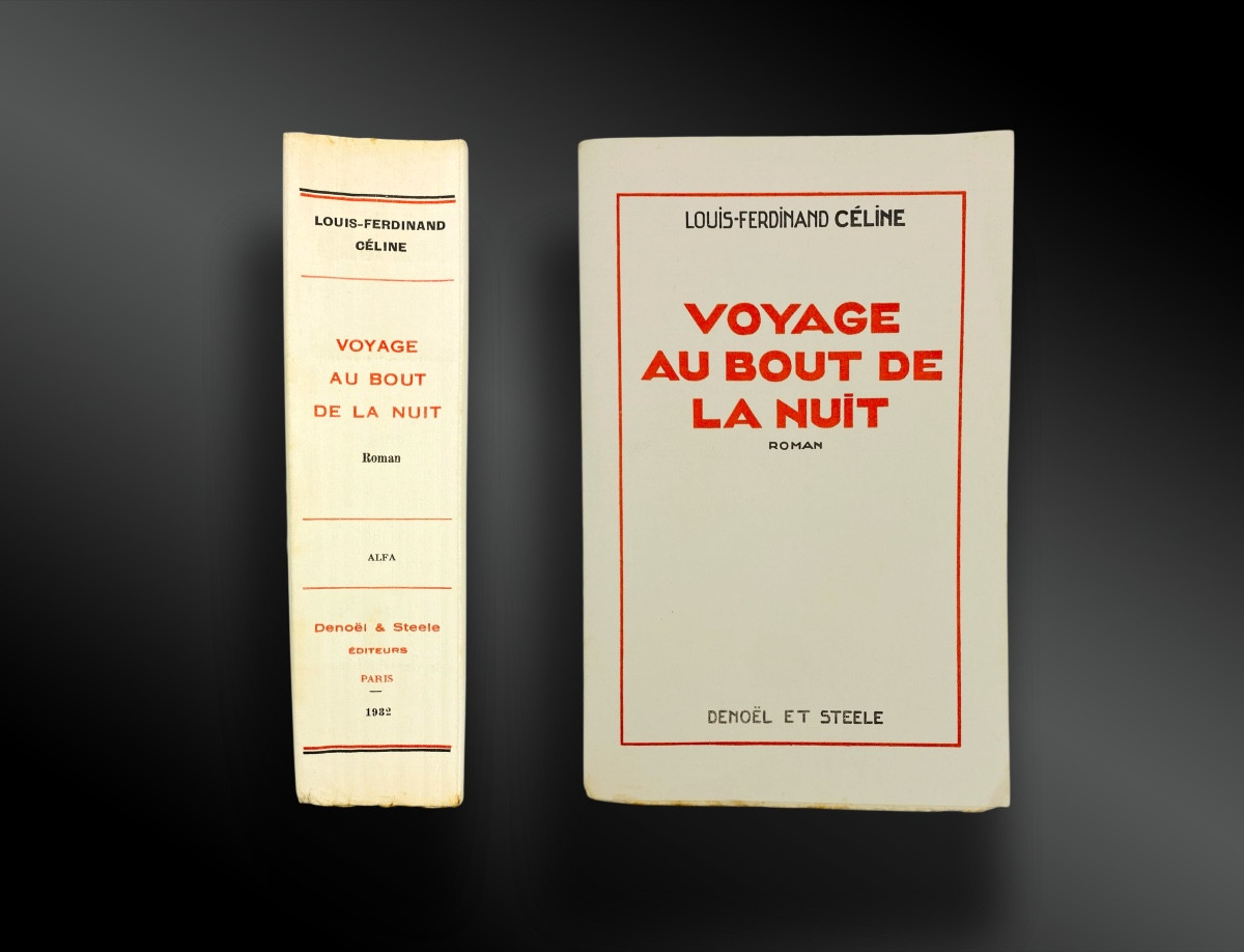 CÉLINE Louis-Ferdinand Voyage au bout de la nuit. Edition originale sur Alfa.