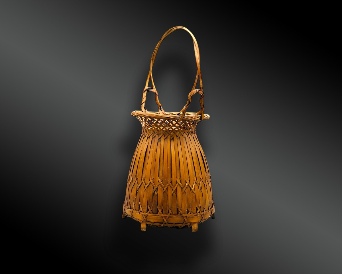 PANIER pour l’IKEBANA appelé Hanakago Shichiku Japon-photo-1