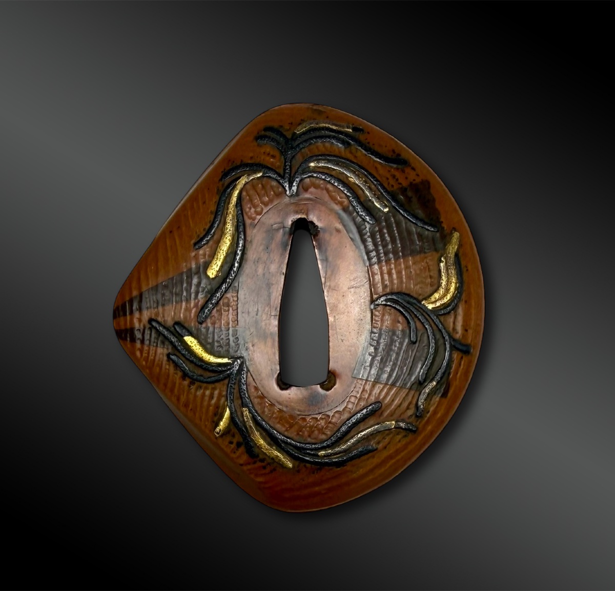 Tsuba Hamaguri - Japan - Edo Period (1603-1868)-photo-2