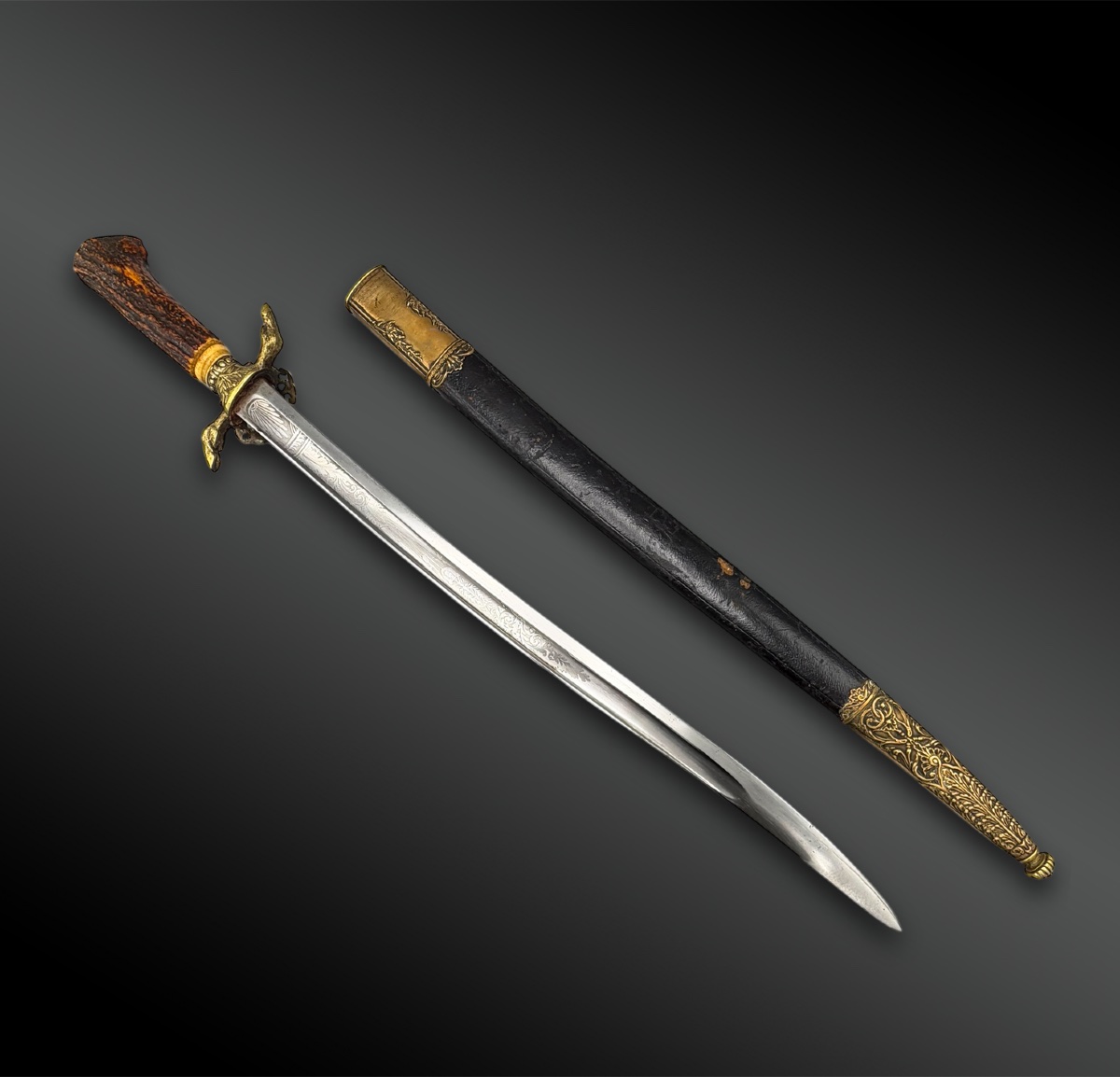 DAGUE de vènerie - France - XIXème siècle-photo-2