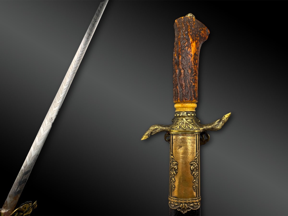 DAGUE de vènerie - France - XIXème siècle-photo-4