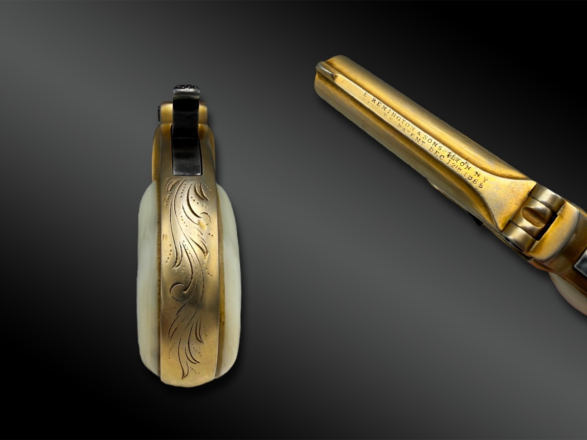 PISTOLET Remington Deringer Over Under modèle N°2 - Etats-Unis - 1867/1888-photo-2