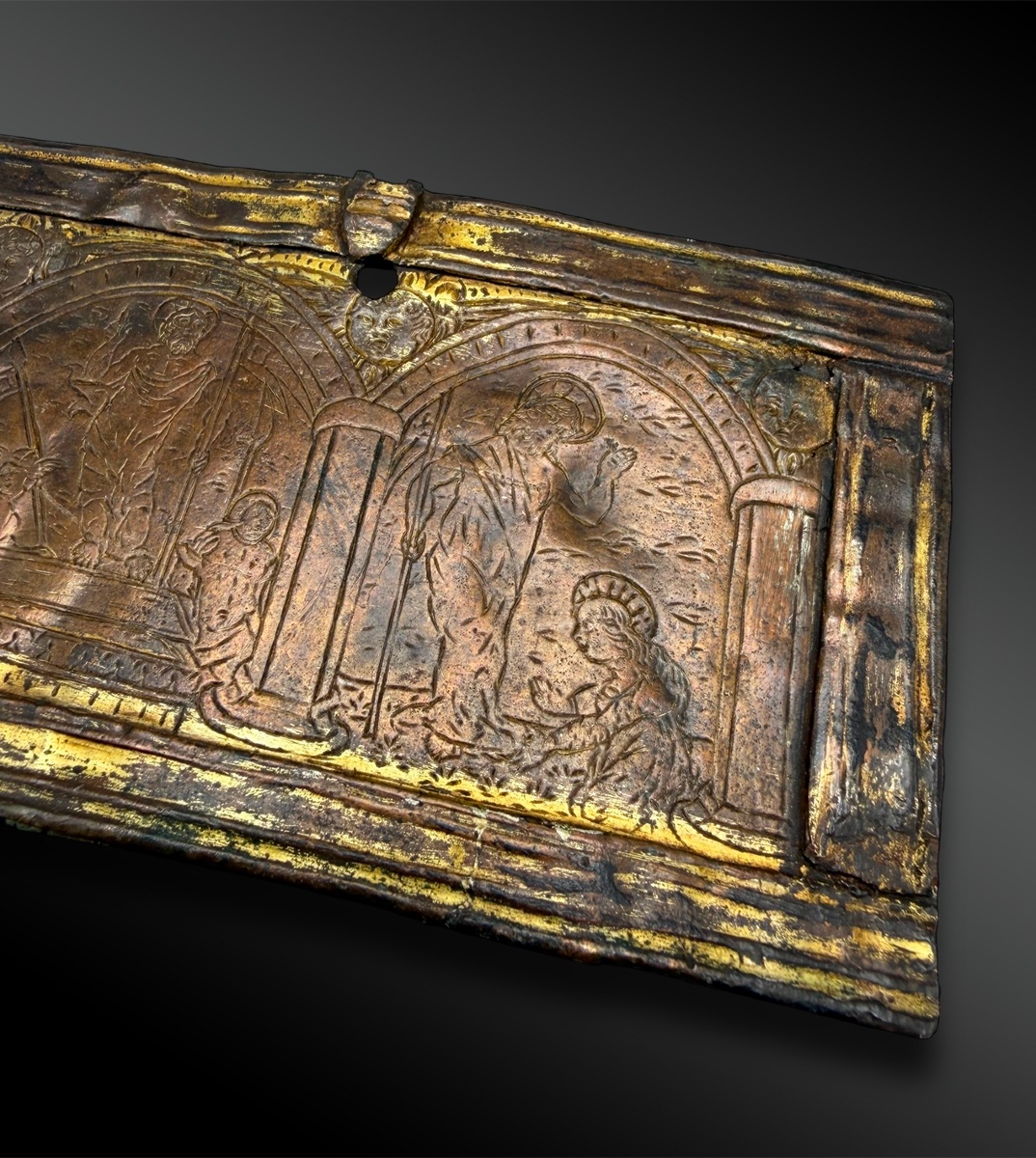  PLAQUE de PETITE CHÂSSE - Limoges, France - Fin du XIIIe siècle-photo-4