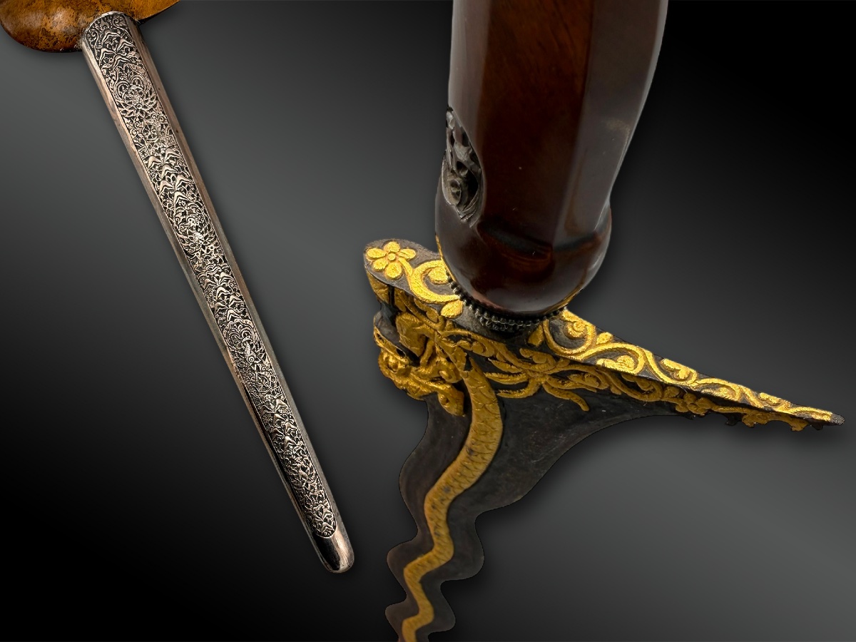 Couteau appelé Kriss - Île de Java, Indonésie - XXème siècle-photo-1