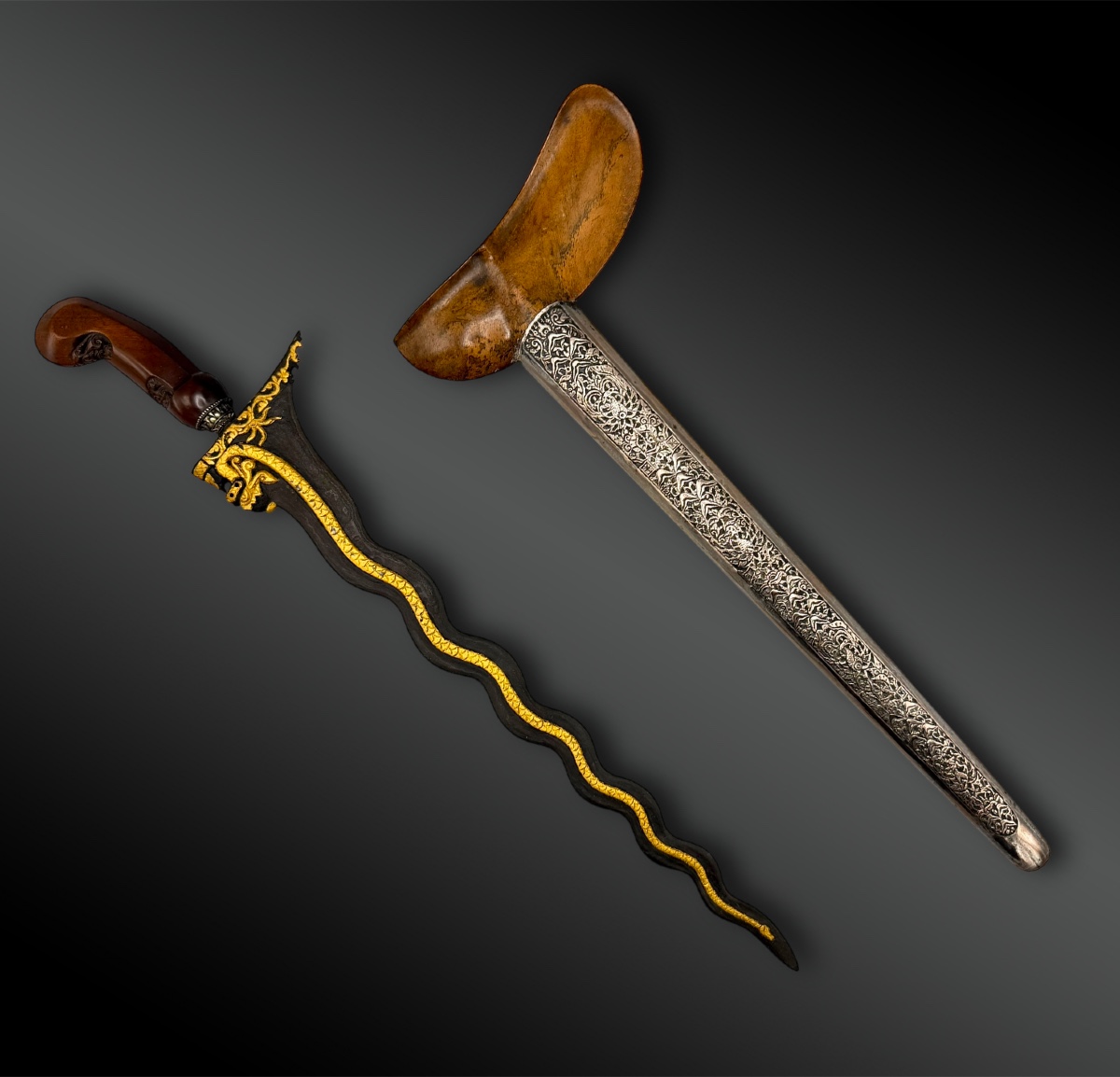 Couteau appelé Kriss - Île de Java, Indonésie - XXème siècle