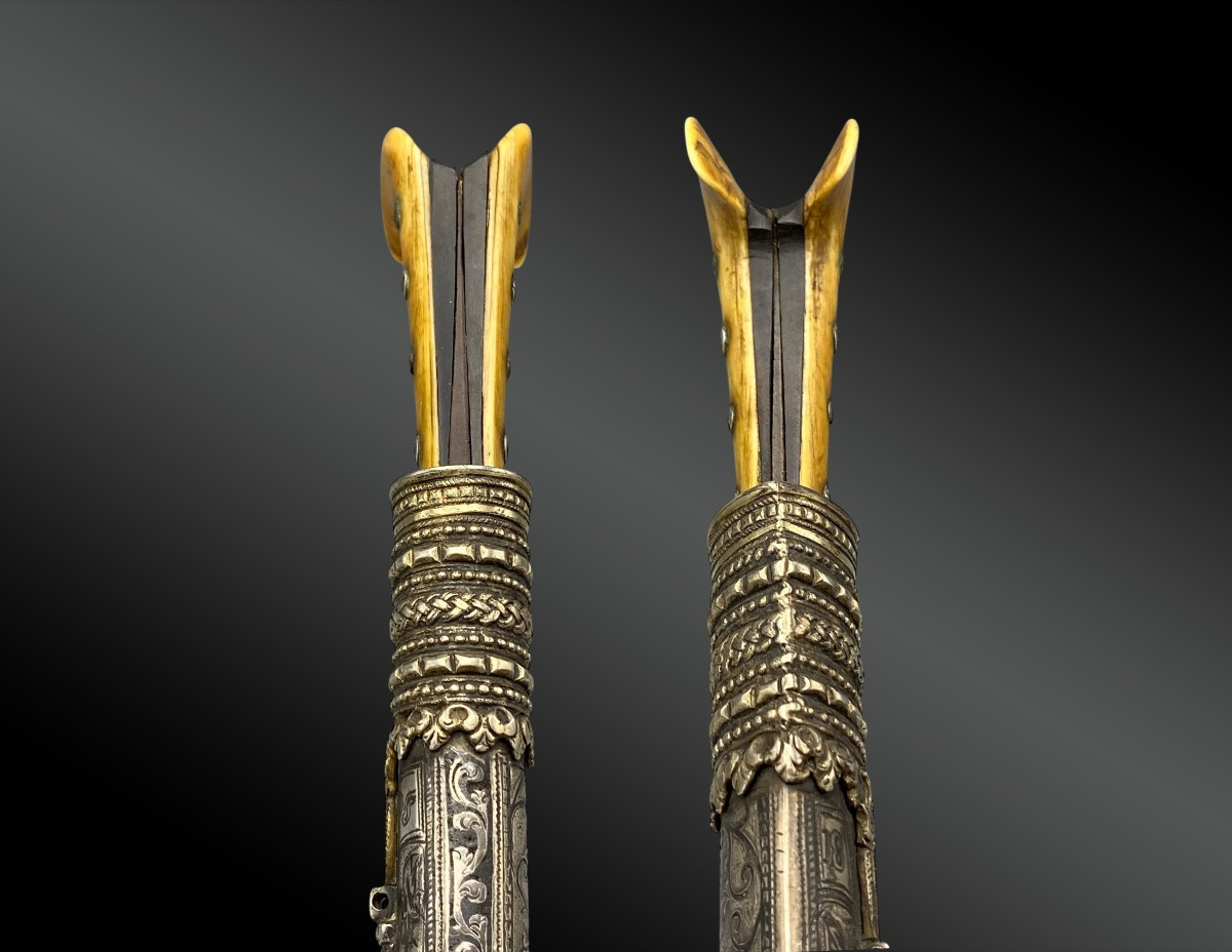 Kard Knife With Sheath, Ottoman Turkey, Balkans, 19th Century-photo-3