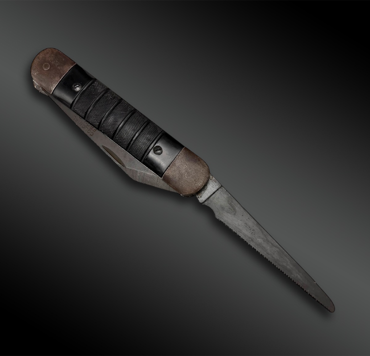 COUTEAU multilames de survie des pilotes de l’U.S. Navy - Etats-Unis - 1944-photo-3