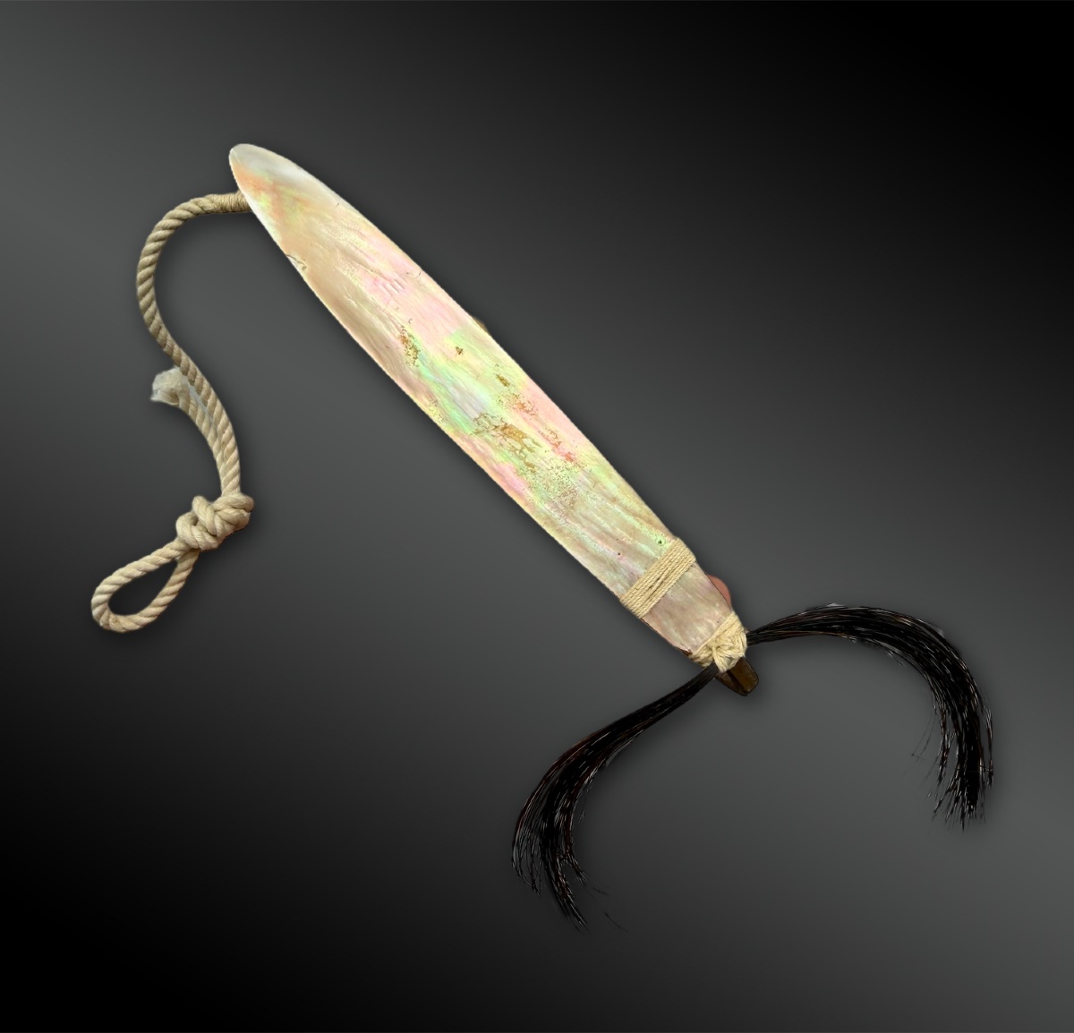 HAMEÇON pour LEURRE de TRÂINE appelé Ipa ou Aipa - Polynésie française - XIXème siècle-photo-3