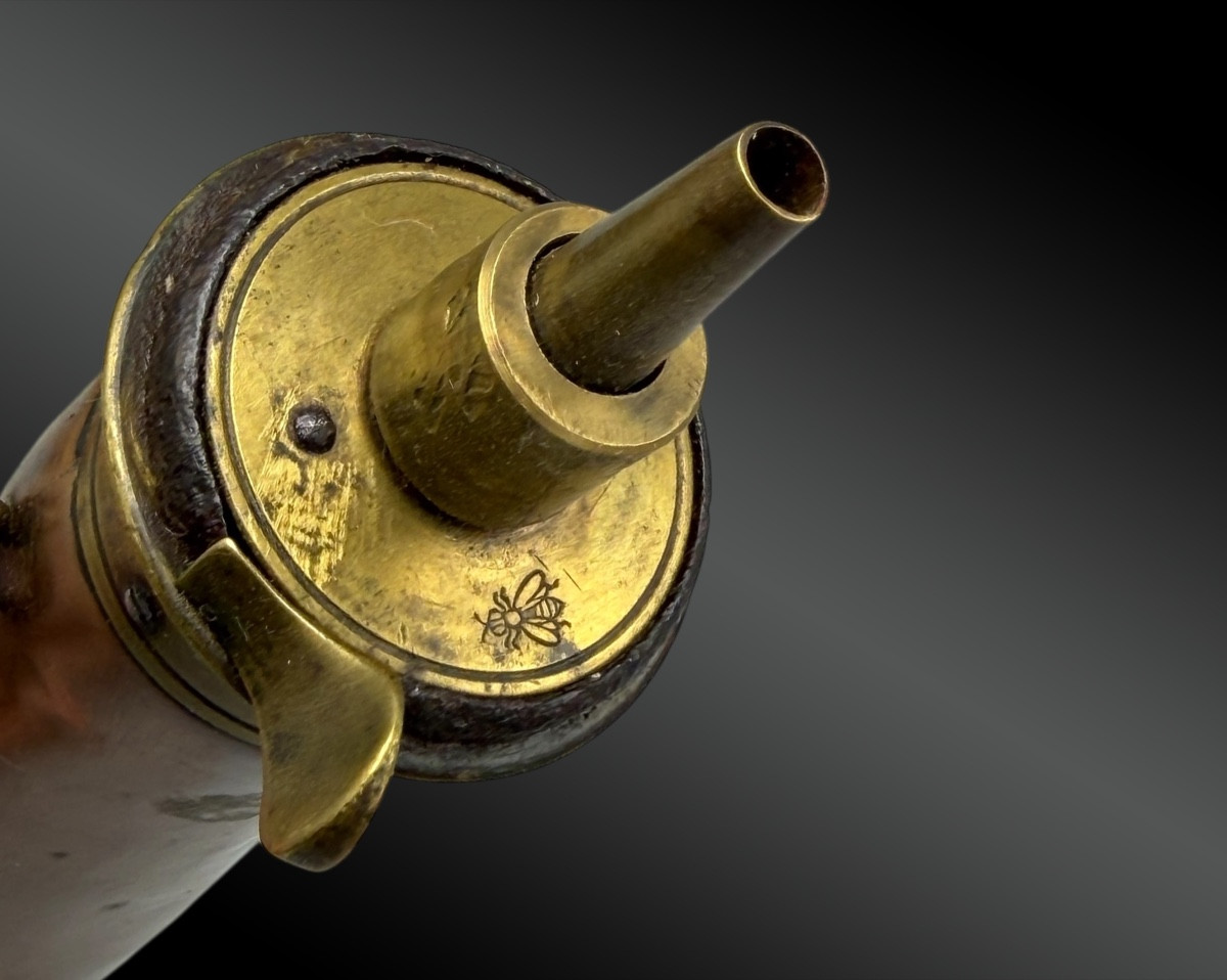 ENSEMBLE DE 9 POIRES À POUDRE Europe et États-Unis, XVIII et XIXème siècle-photo-1