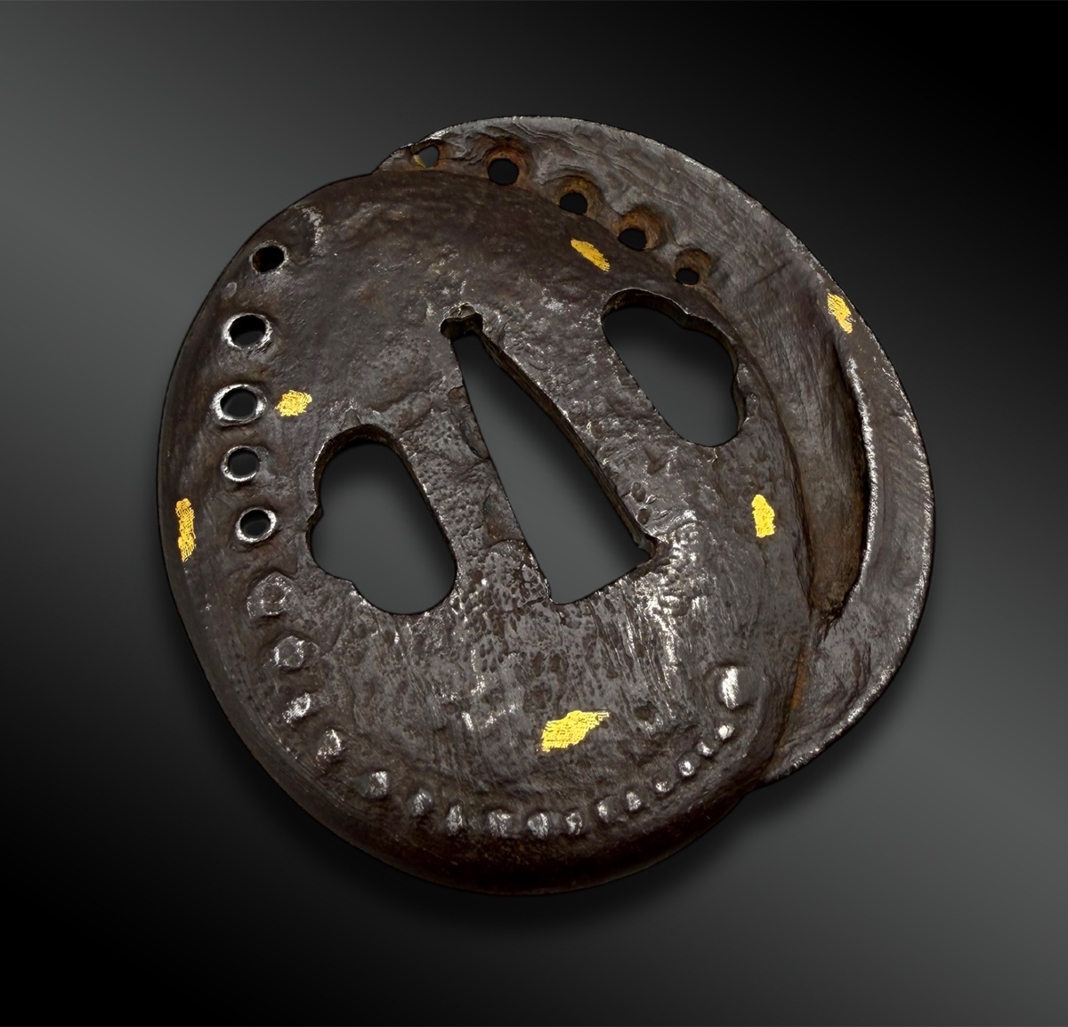 Tsuba Awabi - Japan - Edo Period (1603-1868)-photo-2