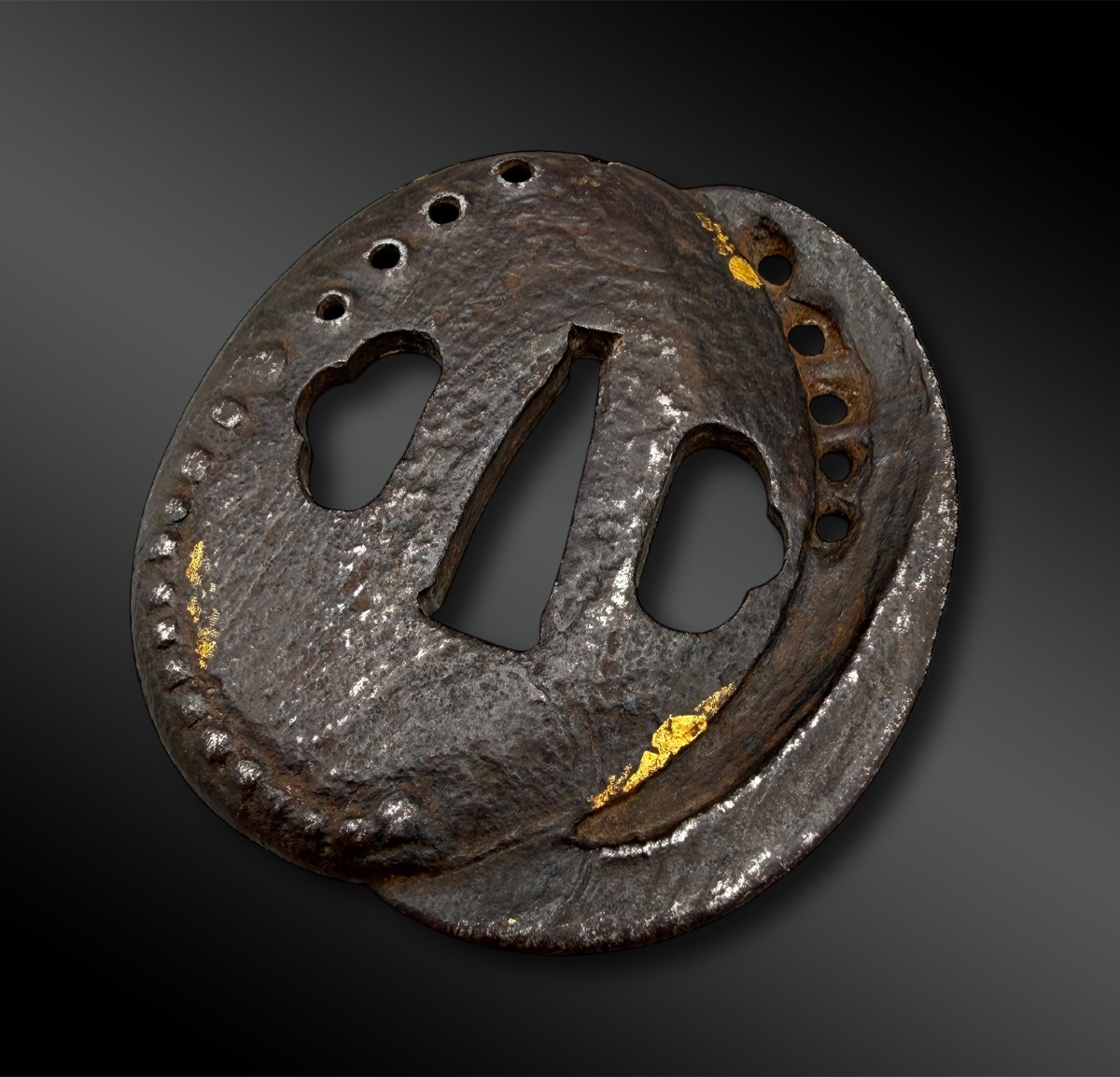 Tsuba Awabi - Japan - Edo Period (1603-1868)-photo-4