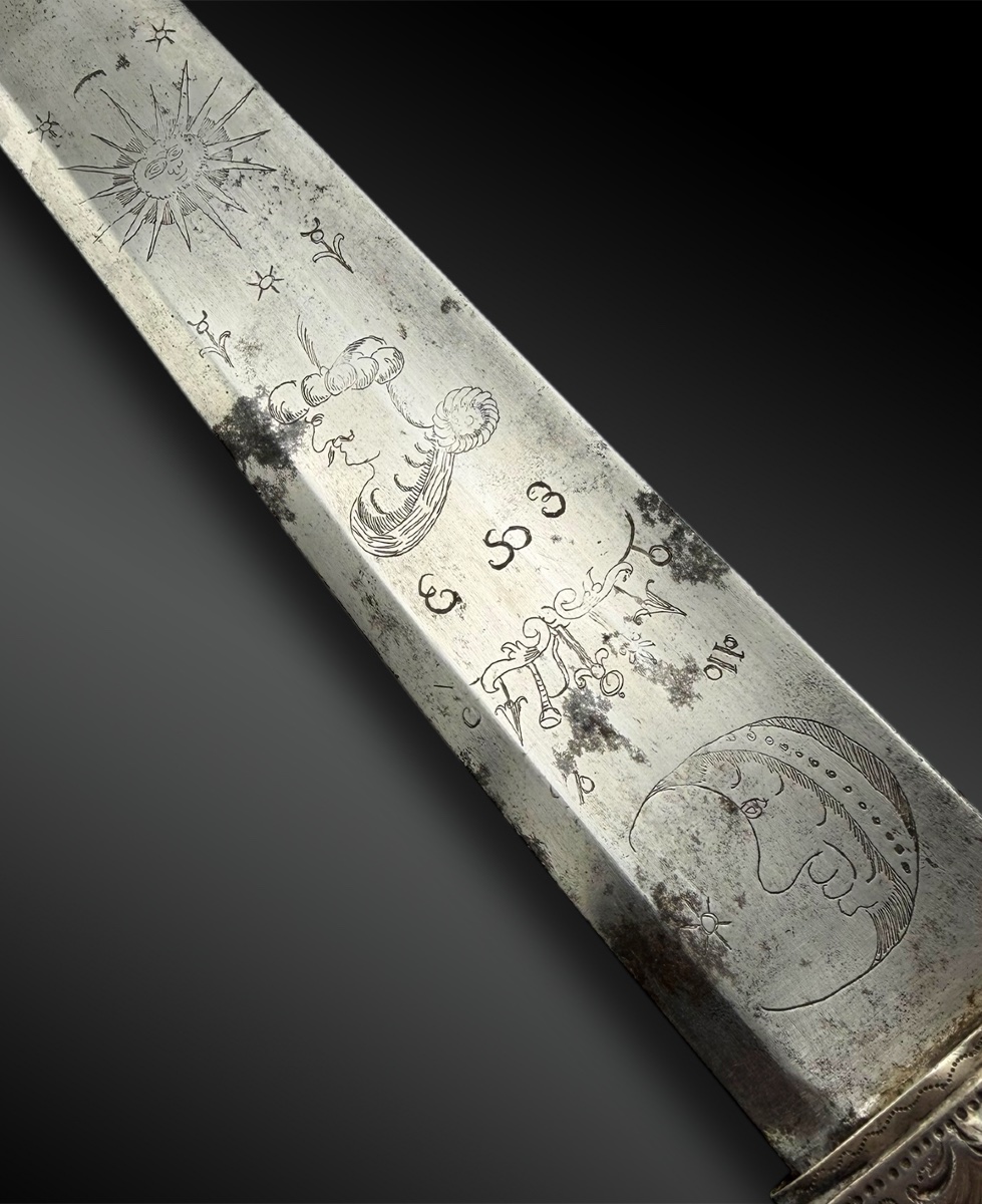 Hunting Dagger - Rouen, France - 18th Century-photo-2