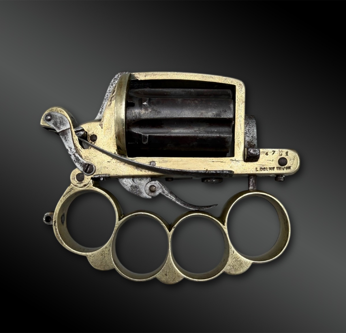 Dolne-system Revolver Known As The ‘apache’ - Liège, Belgium - 1869–1870-photo-4