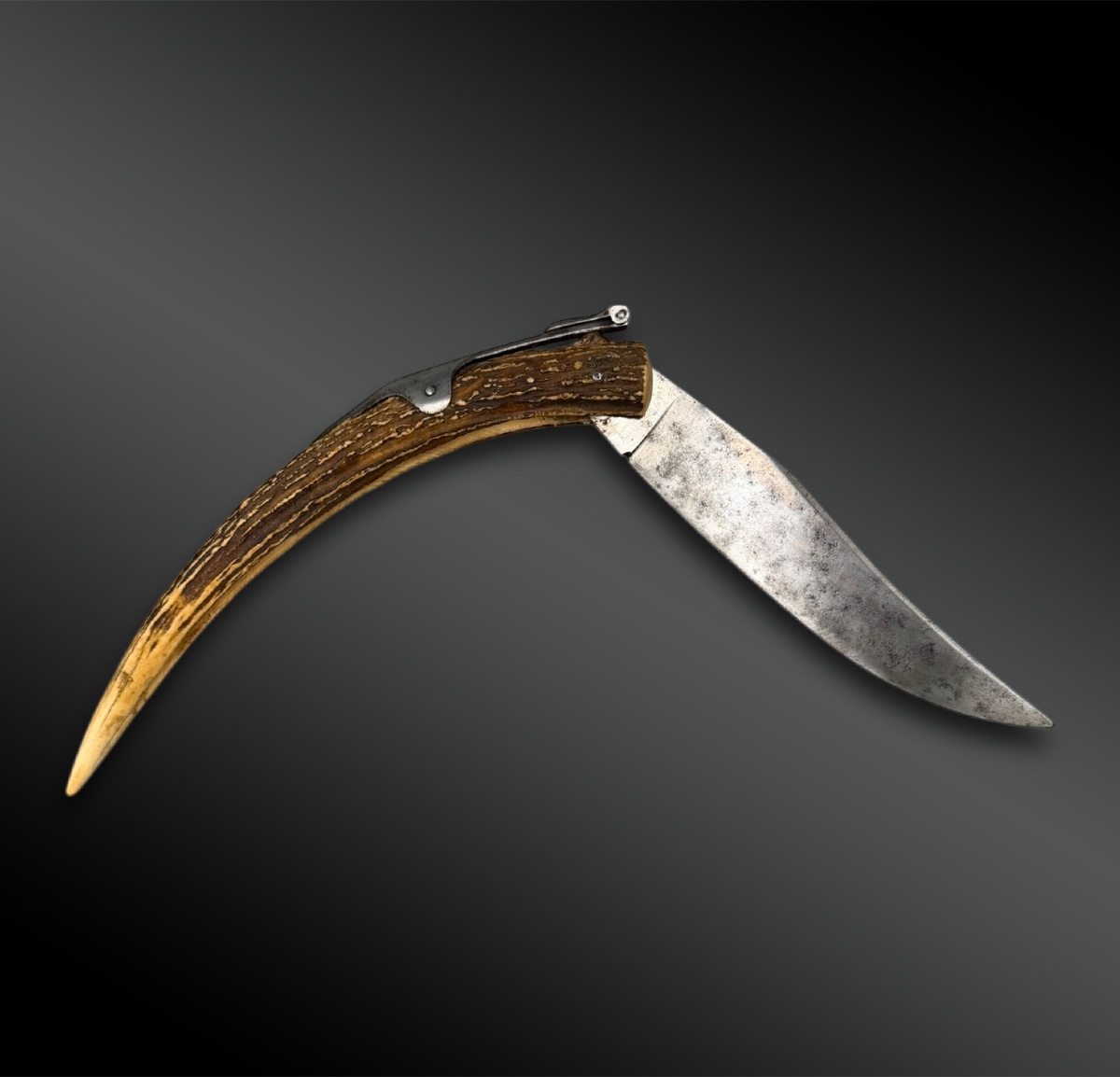 Folding Hunting Knife - France - 20th Century-photo-2