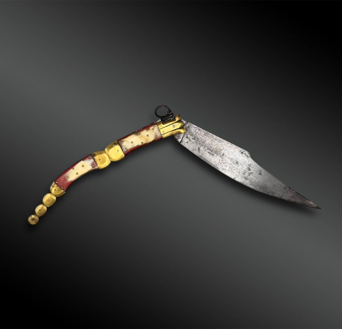 Folding Knife Called Navaja - Toledo, Spain - XIXth Century-photo-2