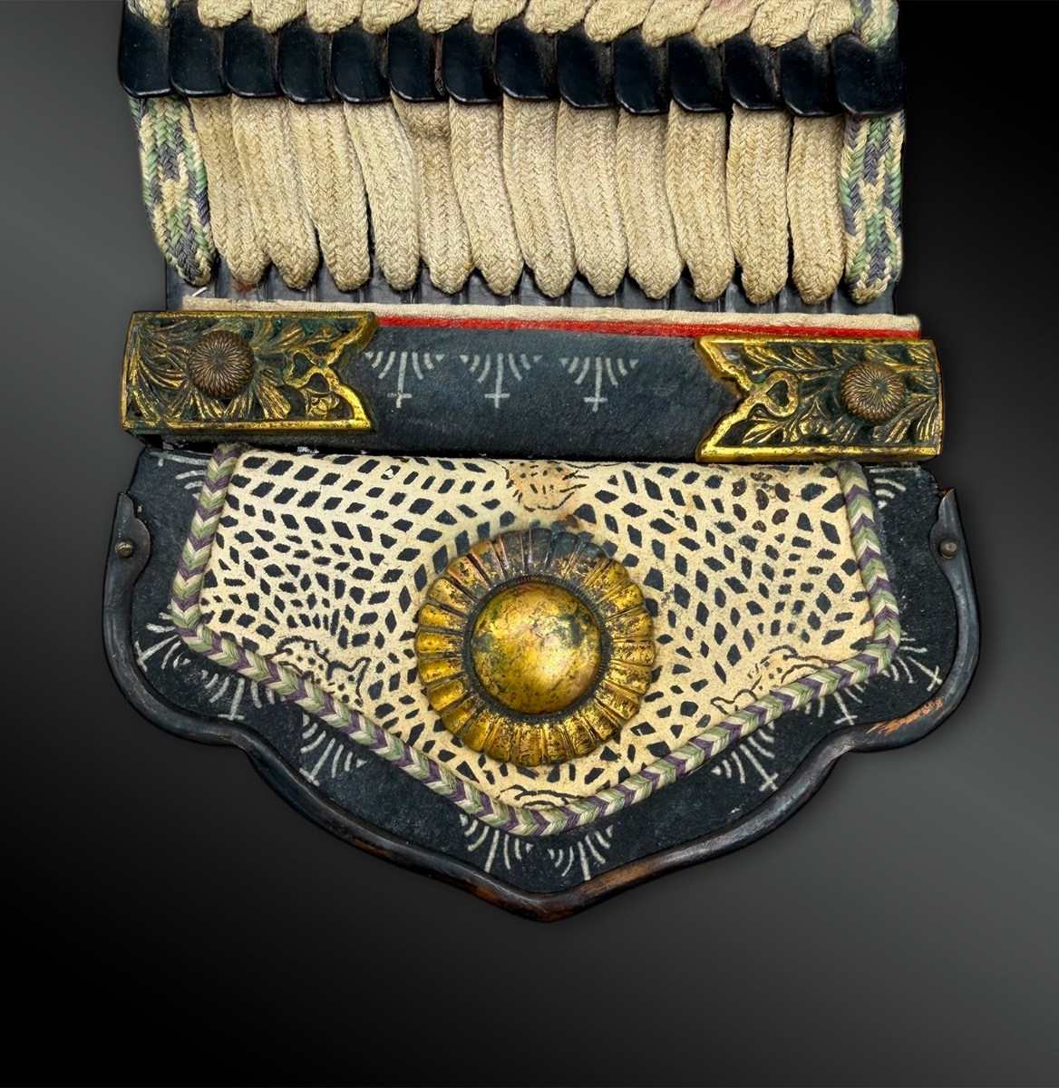 ENSEMBLE de deux pièces d’armure Yoroi - Japon - Période Edo (1603-1868)-photo-2