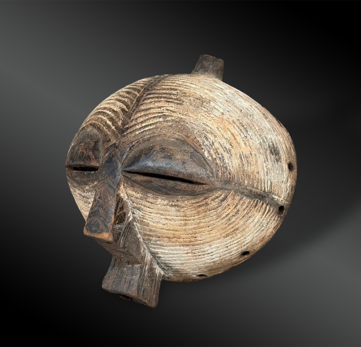 Kifwebe Moon Mask - Zaire, Democratic Republic Of The Congo - First Half Of The 20th Century-photo-2
