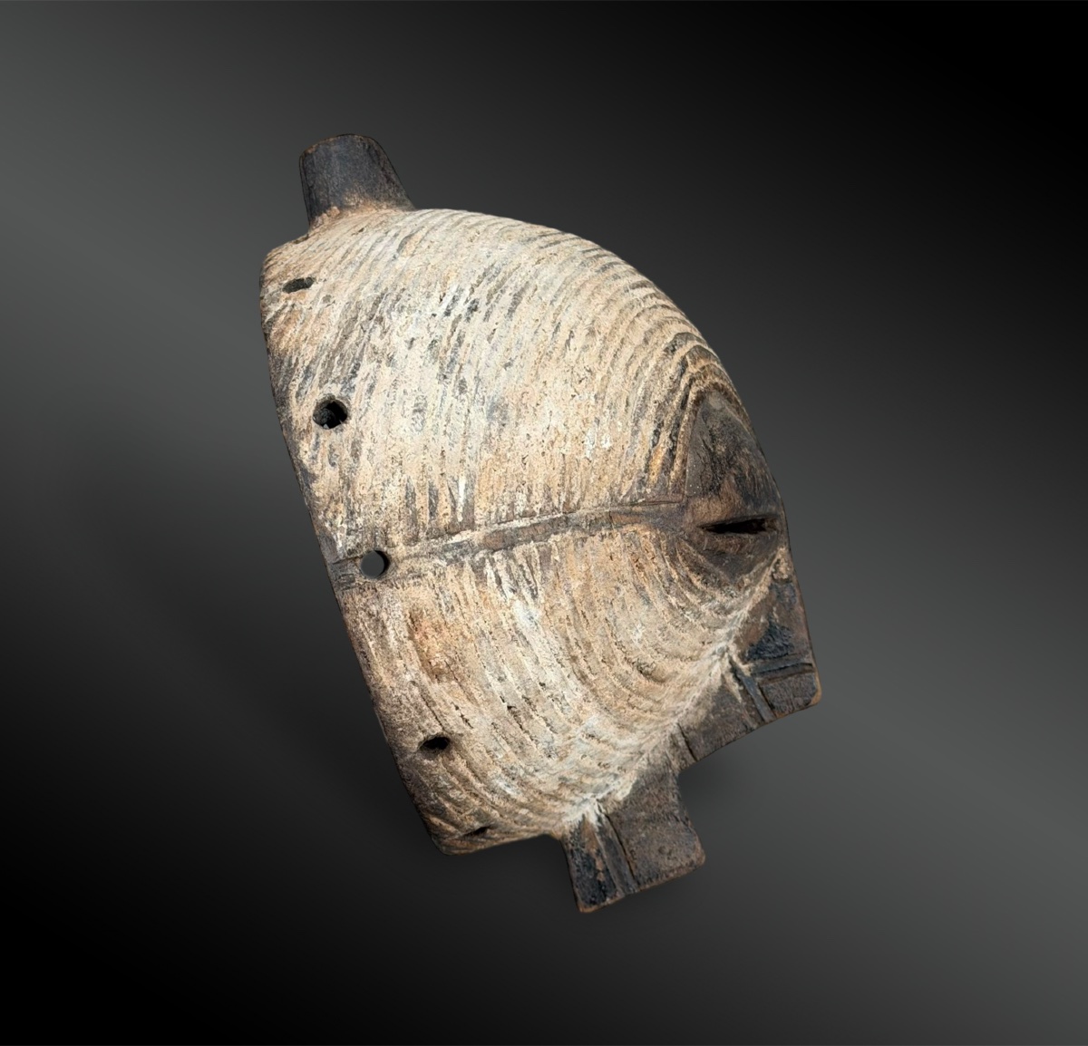 Kifwebe Moon Mask - Zaire, Democratic Republic Of The Congo - First Half Of The 20th Century-photo-3