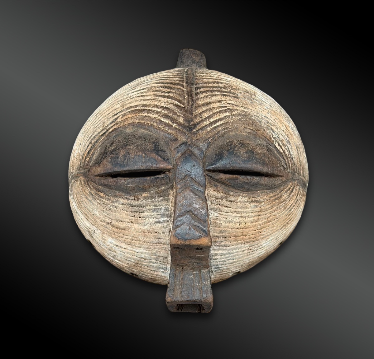 Kifwebe Moon Mask - Zaire, Democratic Republic Of The Congo - First Half Of The 20th Century