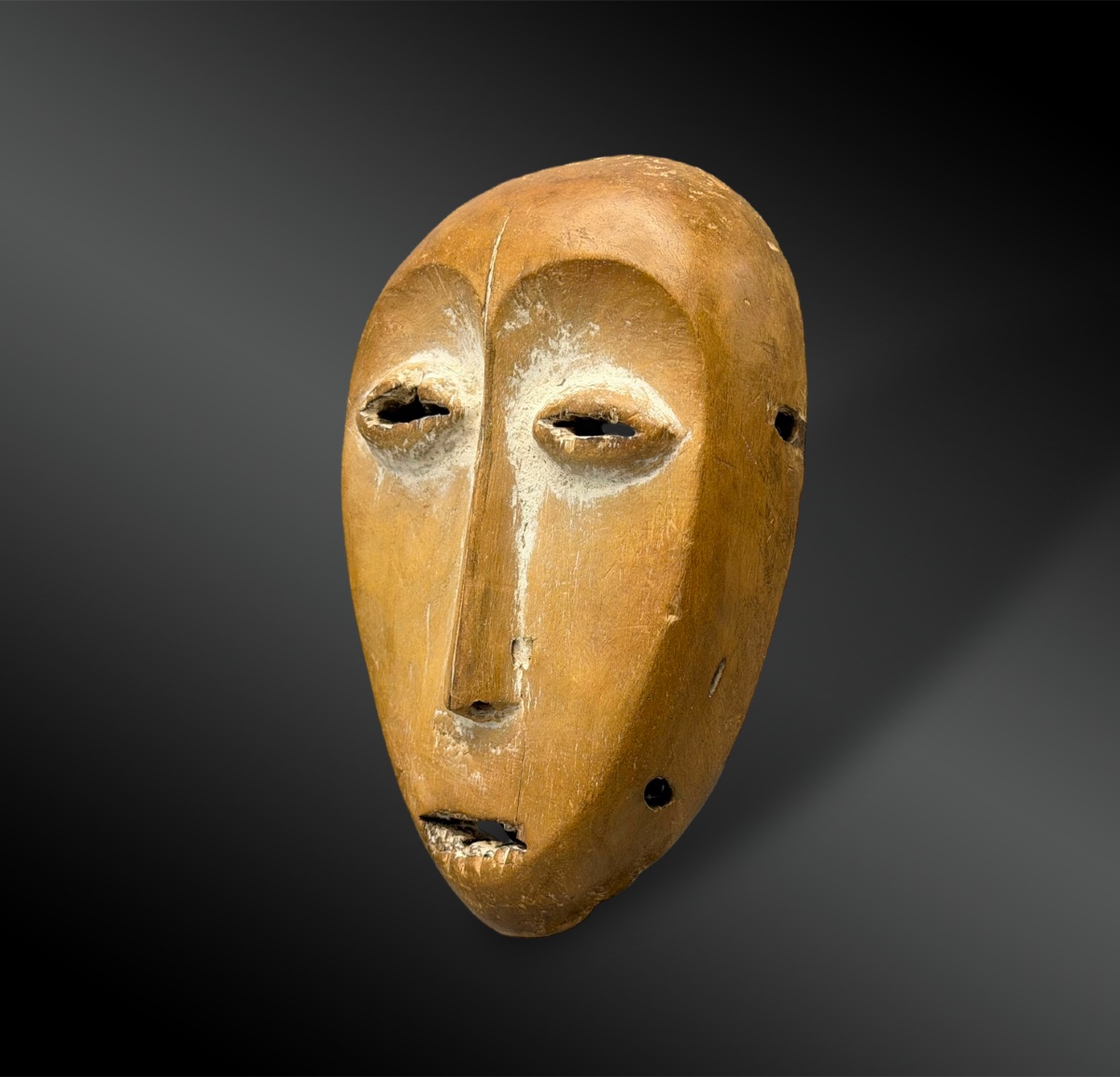 MASQUE anthropomorphe - République Démocratique du Congo - Première moitié du XXème siècle-photo-2