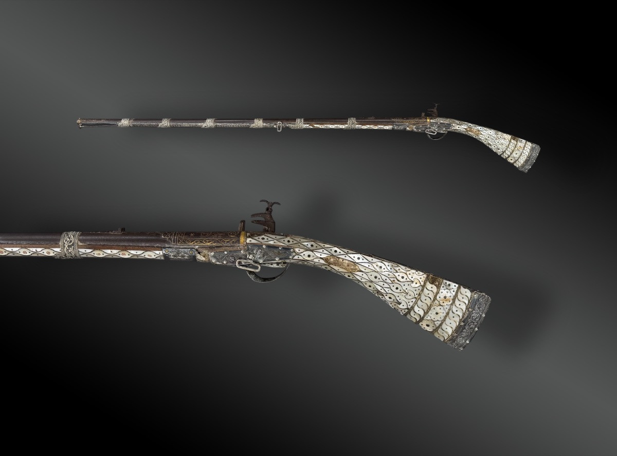 FUSIL OTTOMAN À SILEX, DZEFERDAR. Balkans Ottoman fin XVIIIème siècle-photo-2