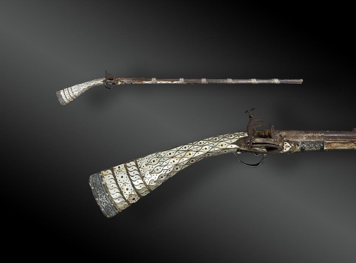 FUSIL OTTOMAN À SILEX, DZEFERDAR. Balkans Ottoman fin XVIIIème siècle