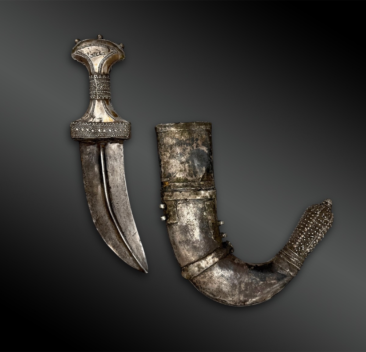 Knife Called Jambiya - Oman, Saudi Arabia - XIXth Century-photo-2