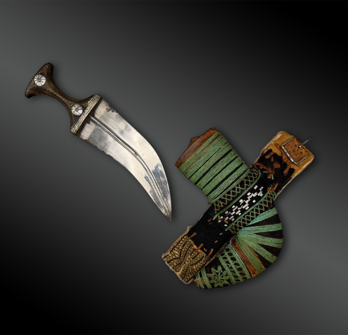 Knife Called Jambiya - Oman, Saudi Arabia - XXth Century-photo-2