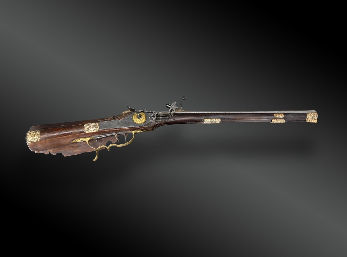 ARQUEBUSE À ROUET AVEC DEVISE 